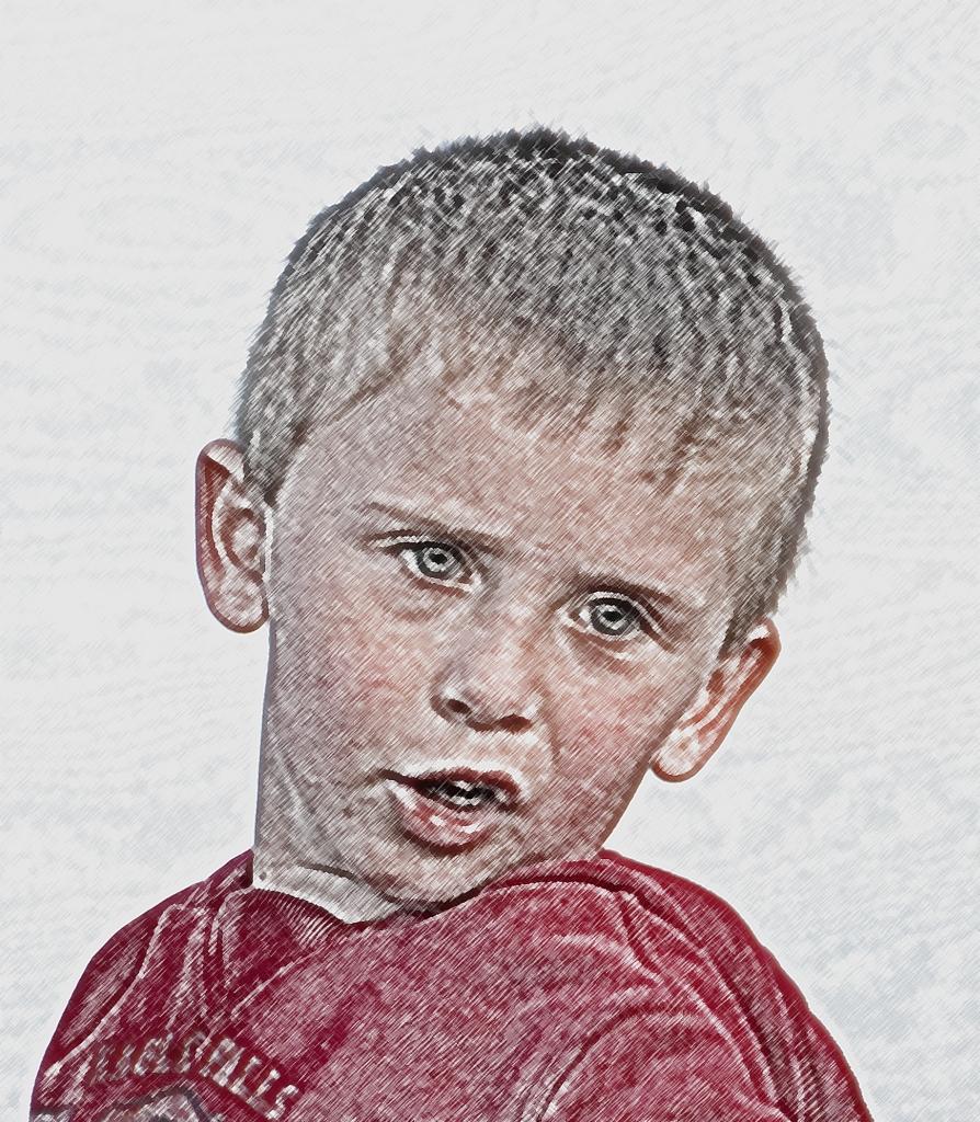 Boy in Red Says