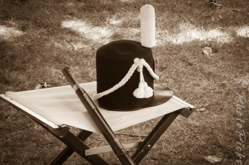 Hat, Musket & Stool 1